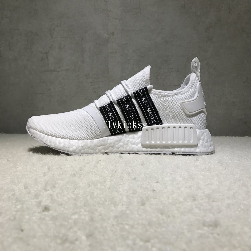 Real Boost Adidas NMD R1 White World